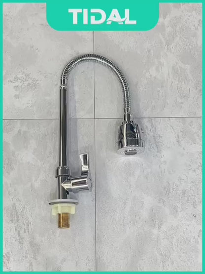 Keran Air Cuci Piring Tanam Dapur Stainless Tidal TD091