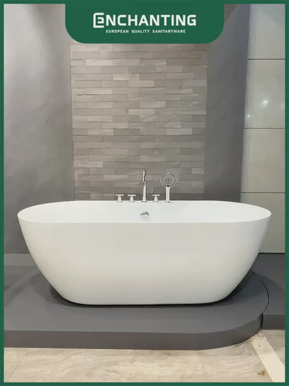 ENCHANTING Bathtub Free Standing Kamar Mandi BathTub Acrylic E8620