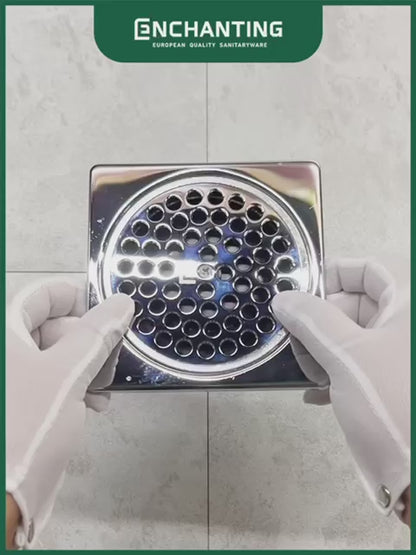 Floor Drain/Saringan Got Kamar Mandi Europe Enchanting D07 Stainless Steel