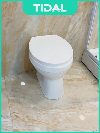 Kloset Siram / Toilet Duduk Manual Tidal TD079 with Cover