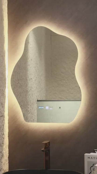 Cermin LED Light Digital Elegant Dan Stylish Kaca Wastafel Europe Enchanting L22 / L24