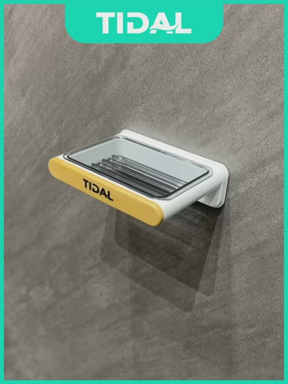 TIDAL Toilet Paper Holder Tempat Tissue Bermotif Glester Material ABS Kualitas Tinggi Menggunakan Perekat Lem Kuat TIDAL TD159