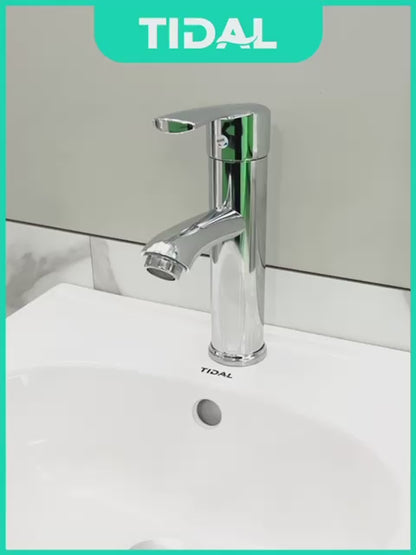 Kran Air Wastafel Kamar Mandi Minimalis Stainless Tidal TD069