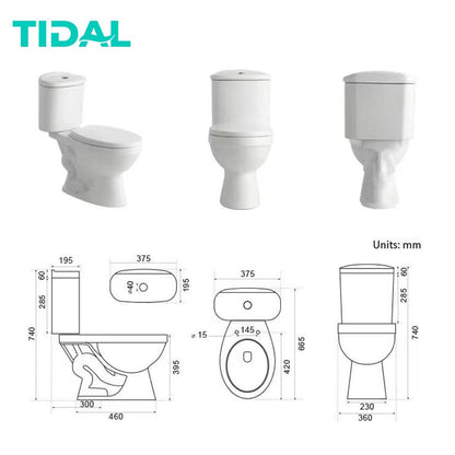 Toilet / Kloset Duduk Tidal TD082