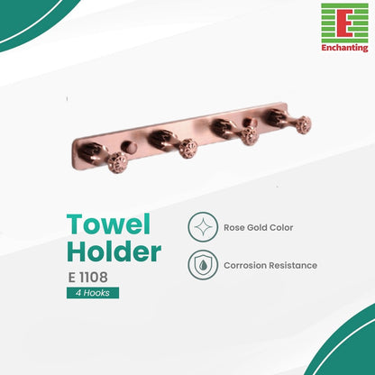 Robe Hook Gantungan Handuk Europe Enchanting E1109 Rose Gold