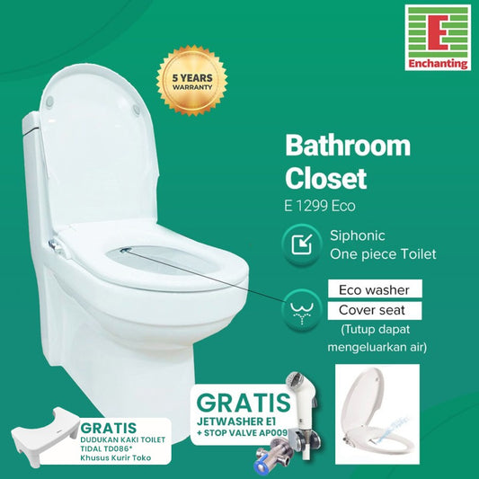Toilet / Kloset Duduk Europe Enchanting E1299Eco