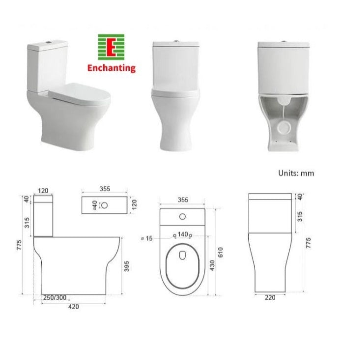 SET Pelampung Sparepart Kloset/Toilet Duduk Europe Enchanting E1297