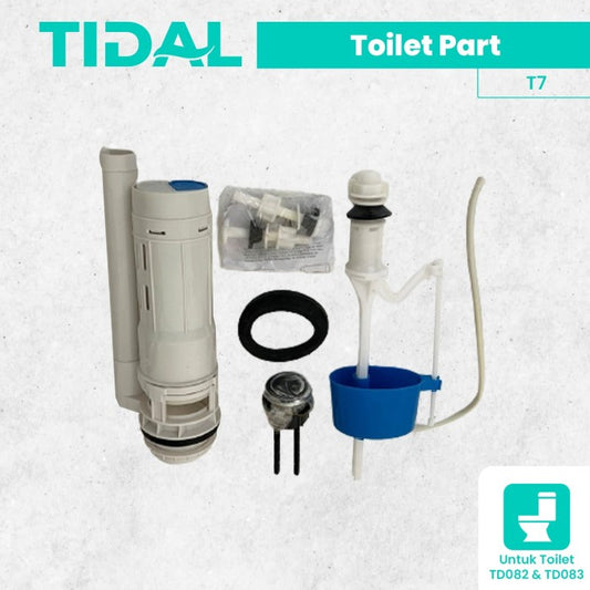 SET Sparepart Toilet / Pelampung Kloset Duduk Tidal T7