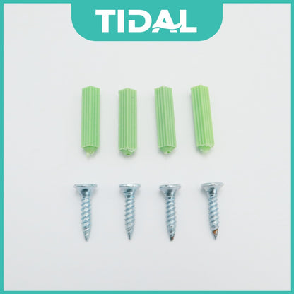 TIDAL Paper Holder Tempat Tissue Kamar Mandi ABS Berkualitas Hitam Putih White Black Tidal Modern TD034