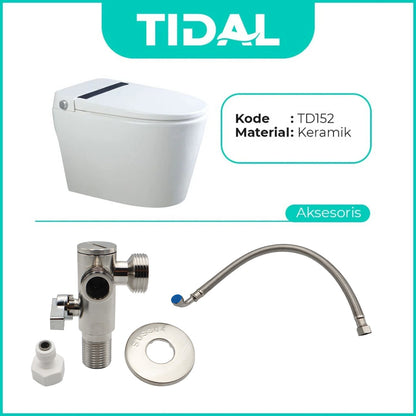 TIDAL Toilet / Kloset Duduk Soft Close Tidal TD152 White