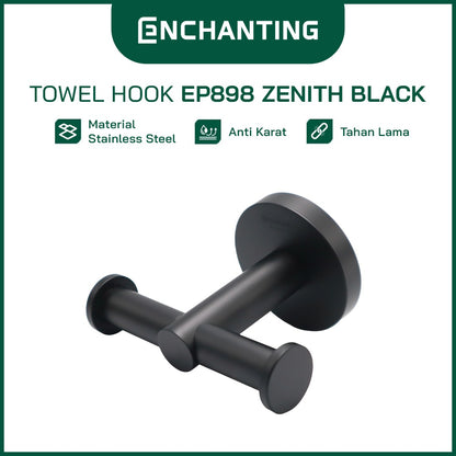 ENCHANTING Towel Hook Stainless Steel Gantungan Handuk Baju Hanger Kamar Mandi EP898